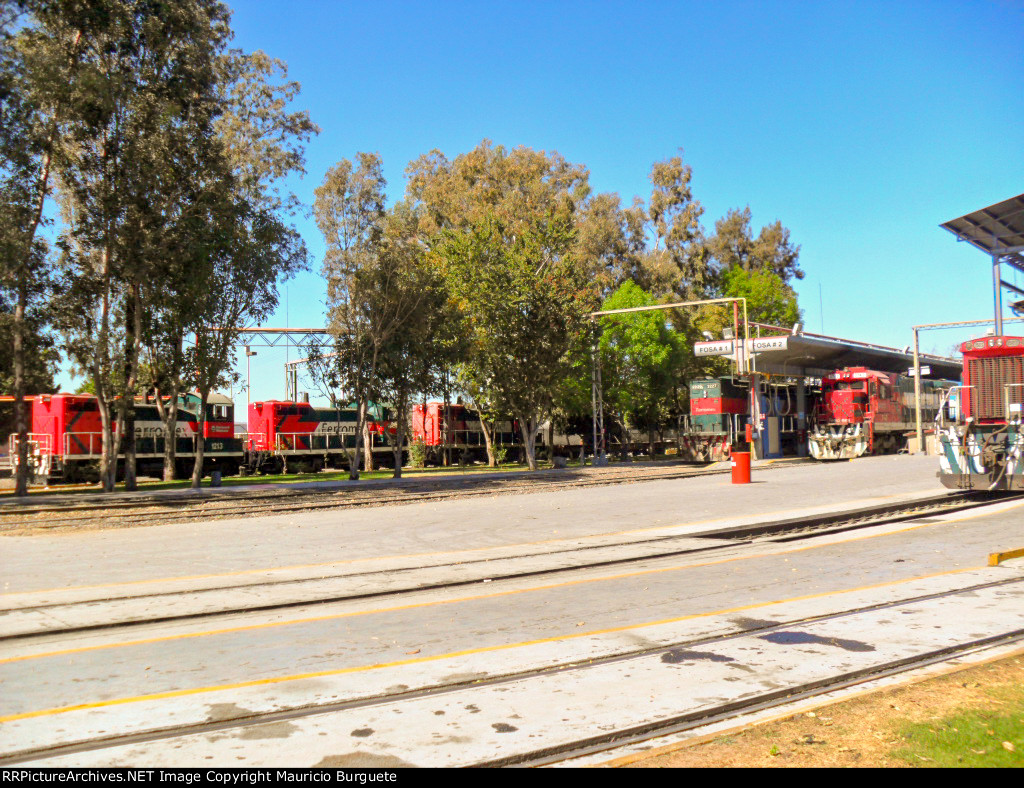 FXE Locomotives at Guadalajara yard